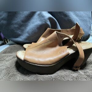 Born handcrafted footwear brow high heels